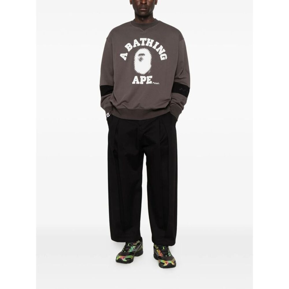 A Bathing Ape Grey Performance Tops - Sport Sweatshirts & Hoodies Men - Picture 5 of 5